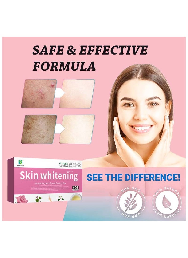 30 Day Detox Slim Tea,Whiten Skin Tone,Weight Loss,Smoother Skin,Reduce Acne