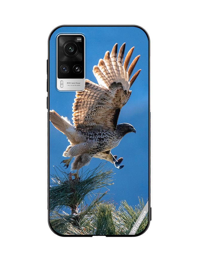 VR CREATIVE Protective Case Cover For Vivo X60 Pro Hunting Eagle Design Multicolour - Image 1