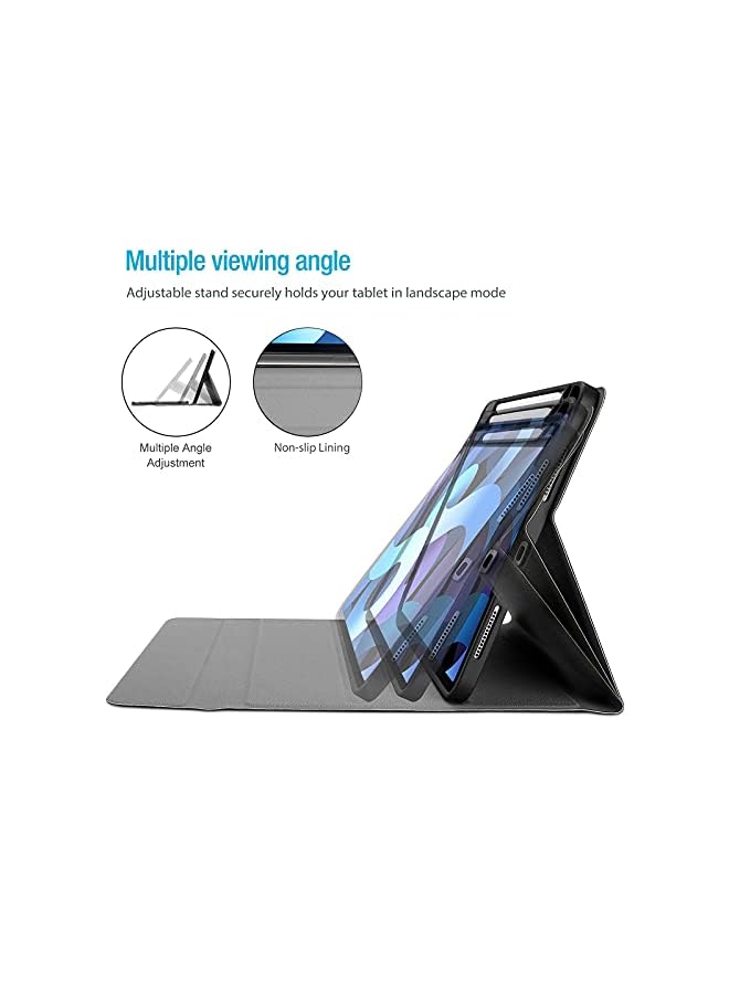 Procases Keyboard Case For Ipad Air 5/4, Ipad 10.9 Inch 2022 2020 Case With Magnetically Detachable Wireless Keyboard For Ipad 10.9" Air 5Th 4Th Generation -Black - Image 3