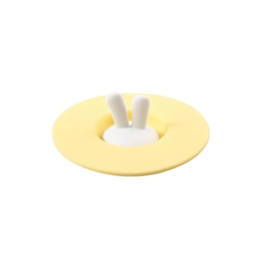 Digital Shoppy Silicone Bunny Ear Cup Lid – Leak-Proof & Dustproof Mug lid - Image 1