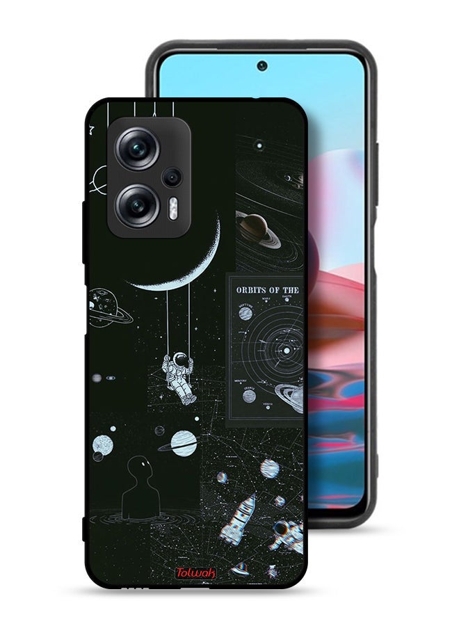 Tolwak Xiaomi Redmi Note 11T Pro 5G Protective Case Cover Orbits Of The Planets - Image 1