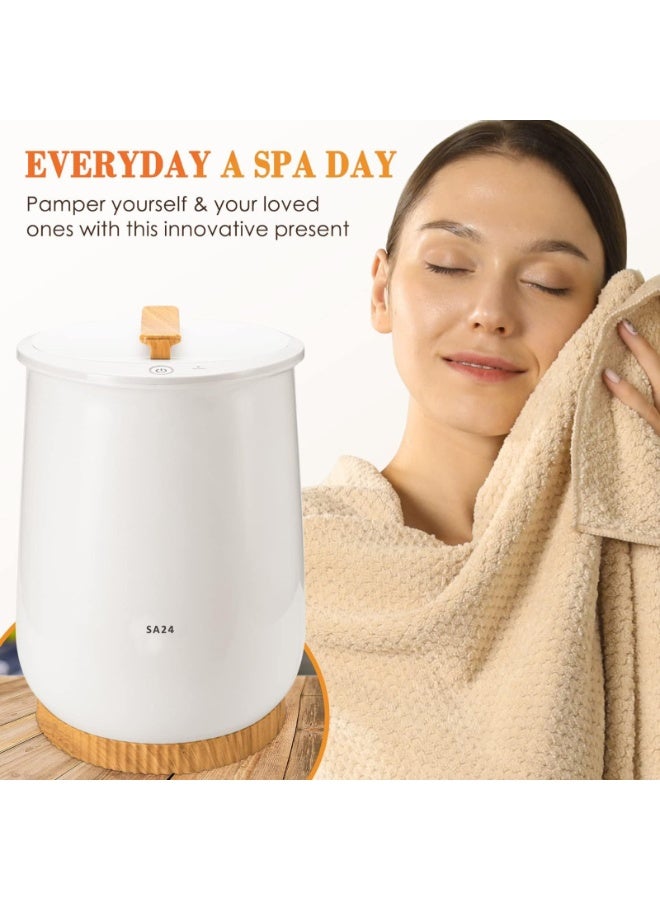 Title : SA24 Towel Warmer, Luxury Towel Warmer Bucket, Large Towel Warmers for Bathroom, Auto Shut Off, Fits Up to Two 40"X70" Oversized Towels, Bathrobes, Blankets, PJ's and More, CL1 - Image 1