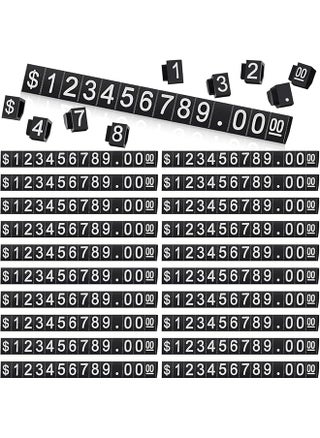 50 Sets Price Tag Cube Adjustable Price Tag Display Stand Label Price Display Cube Letter Number Price Cube Pricing Label Stand Block Jewelry Price Tags For Retail Shop Jewelry Price Display - pzsku/Z39BD8E5C017DEB936735Z/45/1743946605/54e63f60-1830-492b-a705-70ea5fef817c