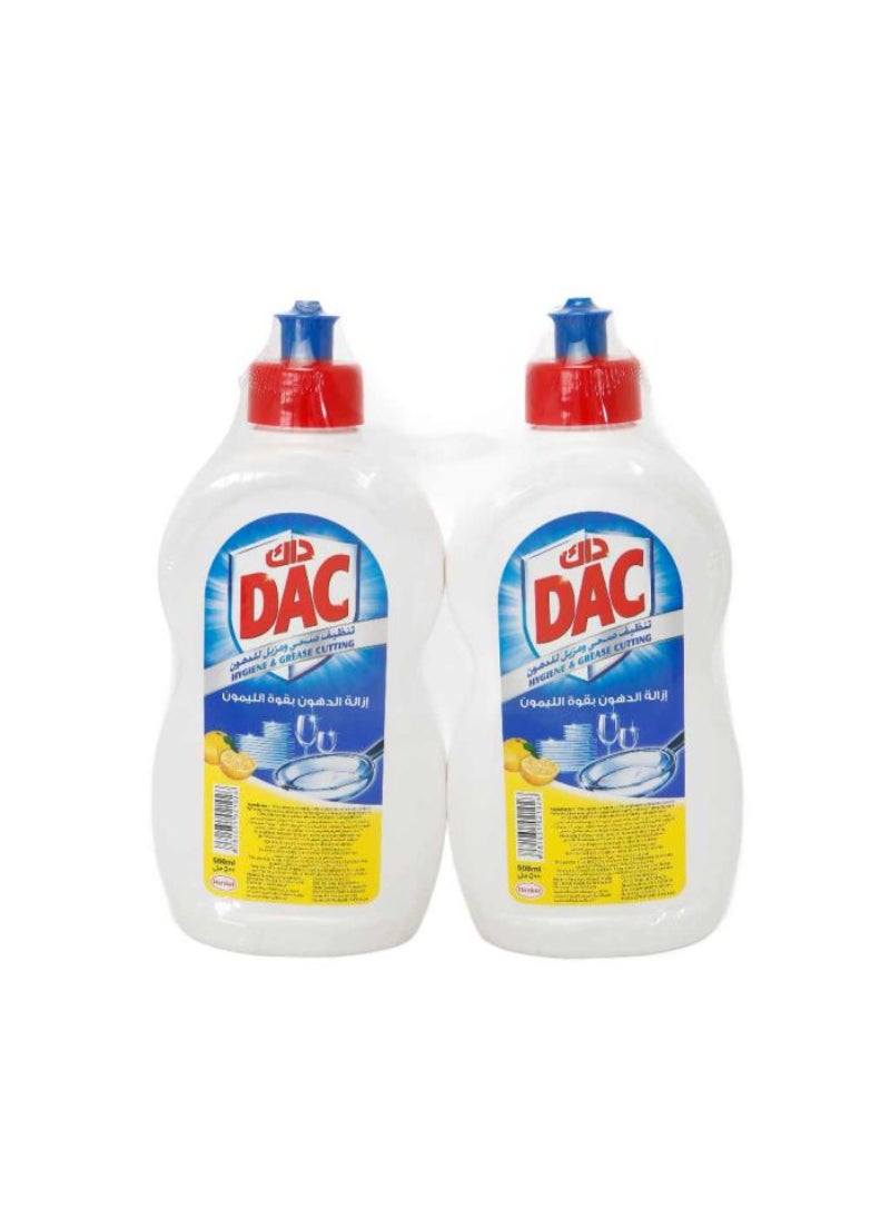 Dac - Dac  Dish Wash Lemon (12X500Ml) - Image 1