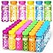 spring flower Springflower 60 Pcs Bubble Bottles with WandBubbles Party Favors for KidsSummer Toys Blow Bubbles Solution Novelty Toy Party Favors Birthday Party Supplies Outdoor Indoor Activity4oz6 Colors - Image 2
