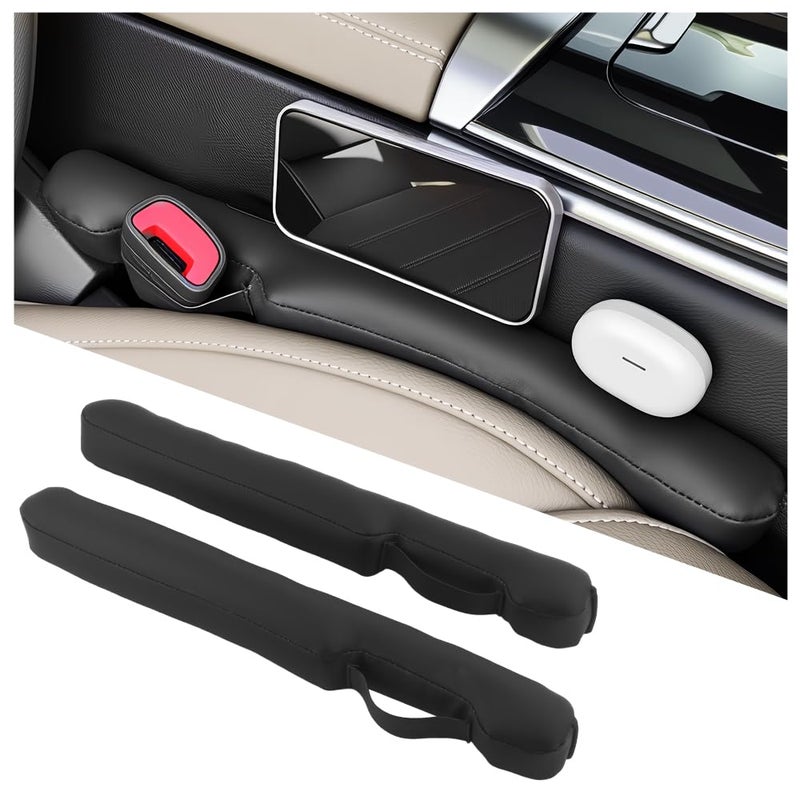 YGDMD Upgraded Car Seat Gap Filler Strip with Fixed Rings2PCS High Rebound in Between Car Seat Catcher to Reduce Item Drop RatesUniversal Between Cars Seats Blocker for Most Vehicles - Image 3
