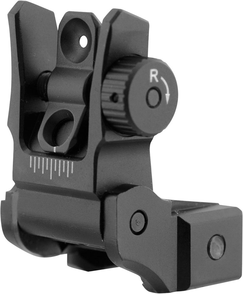 UTG Super Slim Flip-up Rear Sight - Image 1