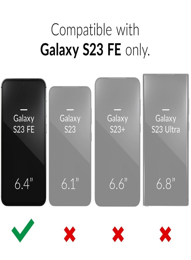 كريف جراب Crave لهاتف Samsung Galaxy S23 FE، جراب مزدوج الطبقات مقاوم للصدمات لهاتف Samsung Galaxy S23 FE (6.4 بوصة) - أخضر غابي - Image 2