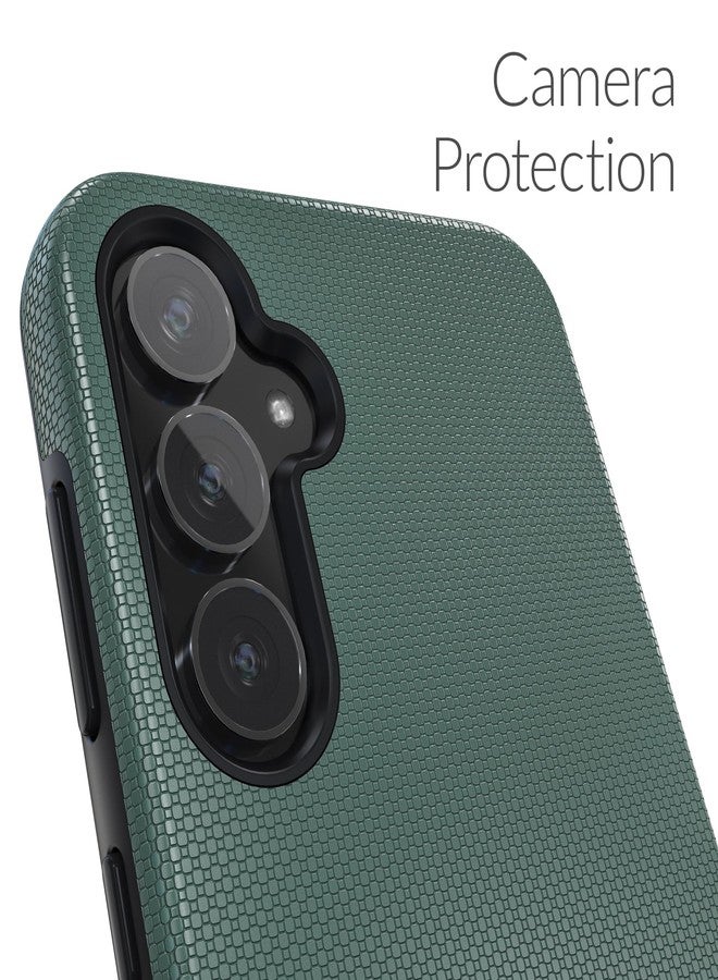 كريف جراب Crave لهاتف Samsung Galaxy S23 FE، جراب مزدوج الطبقات مقاوم للصدمات لهاتف Samsung Galaxy S23 FE (6.4 بوصة) - أخضر غابي - Image 3