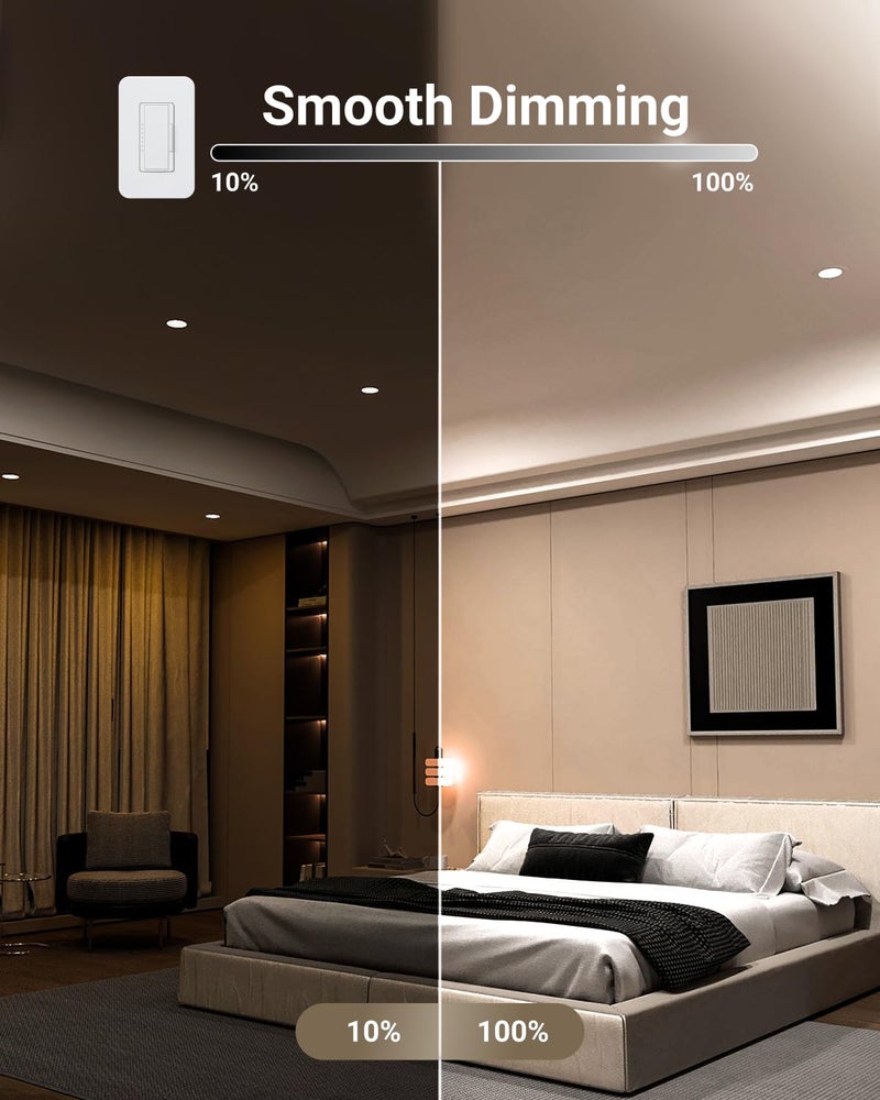 Sunco Lighting Sunco 24 Pack 4 Inch LED Recessed Lights, Canless Ceiling Light Slim, 700 LM, 10W, Selectable CCT 2700K/3000K/4000K/5000K/6000K, Dimmable, Wafer Thin, with Junction Box ETL - Image 5