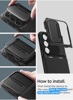 Spigen Optik Armor Samsung Galaxy S23 PLUS Case Cover with Camera Lens Protector - Black  - Image 5