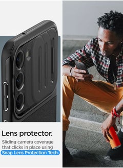Spigen Optik Armor Samsung Galaxy S23 PLUS Case Cover with Camera Lens Protector - Black  - Image 4
