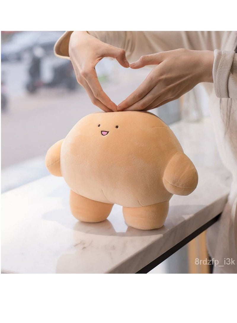 SYOSI وسادة جسم دمى البطريق اللطيف المحشوة 15.7 بوصة وسادة أسطوانية سمينة كرتونية للأطفال، لعبة احتضان فائقة النعومة هدايا للفراش، وسادة نائمة كاواي للأطفال - Image 2