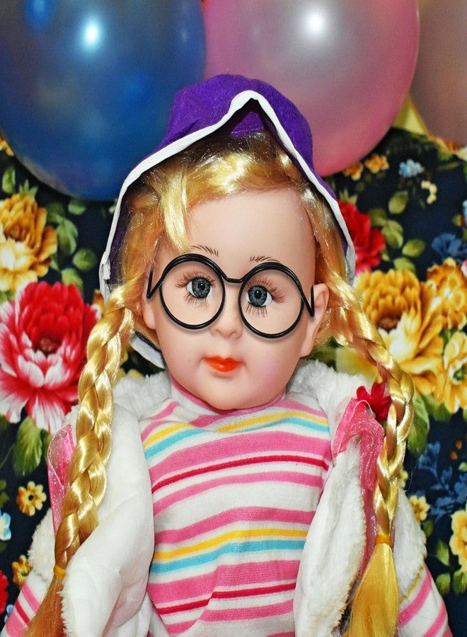 TOYANDONA 20pcs Doll Glasses Mini Doll Eyeglasses Metal Wire Rim Glasses for Mini Dolls Costume Accessories (Gold and Black) - Image 5