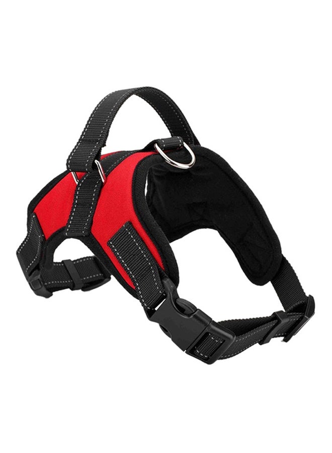 حزام الصدر للكلاب أحمر وأسود Extra Large - Image 1