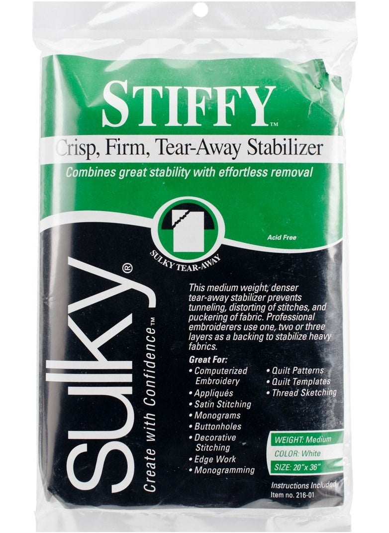 Stiffy Tear-Away Stabilizer 20In X 36In - pzsku/Z39BE1244DD368C2C6E6EZ/45/_/1682276237/5de7780b-06b9-4bcc-b932-f42848977350