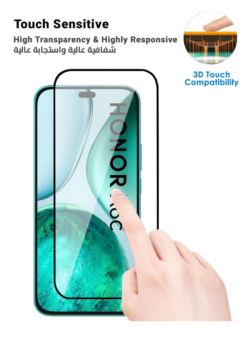 قطعتين لاصقة حماية للشاشة بتغطية كاملة لهاتف هونر X8c - Image 3