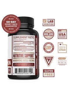 Zhou Zhou Ceylon Cinnamon | Supports Heart Health and Joint Mobility | True Cinnamon Native to Sri Lanka | 30 Servings, 60 CT  - Image 3