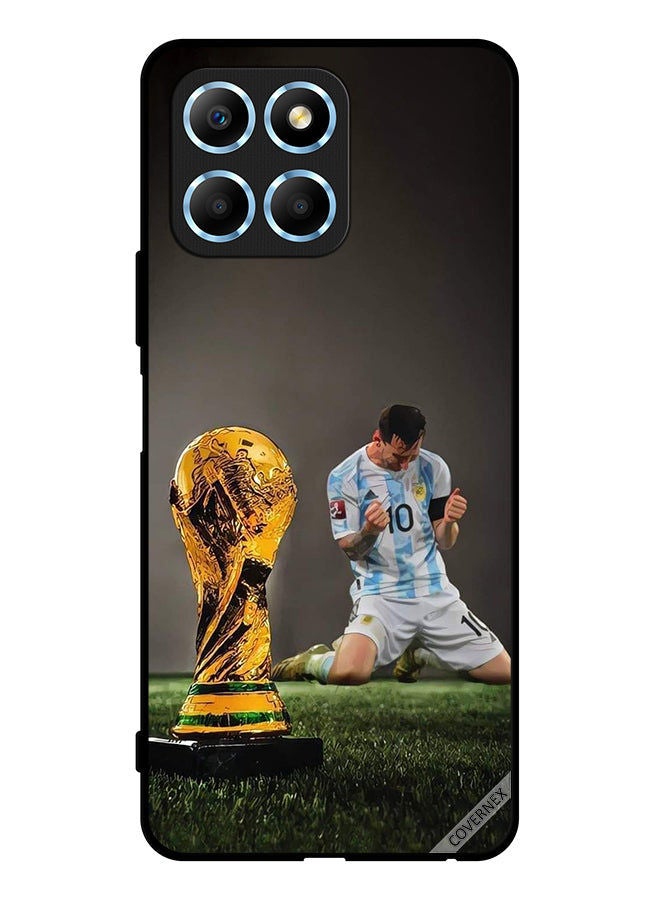 Covernex Protective Case Cover For Honor X8 5G Leo Messi & Fifa Trophy - Image 1