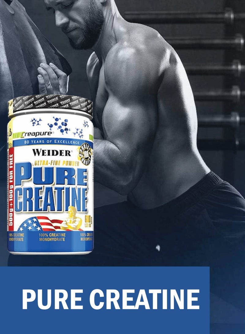 Weider Pure Creatine - 600g, Premium Creapure® Creatine Monohydrate for Enhanced Muscle Performance - Image 5