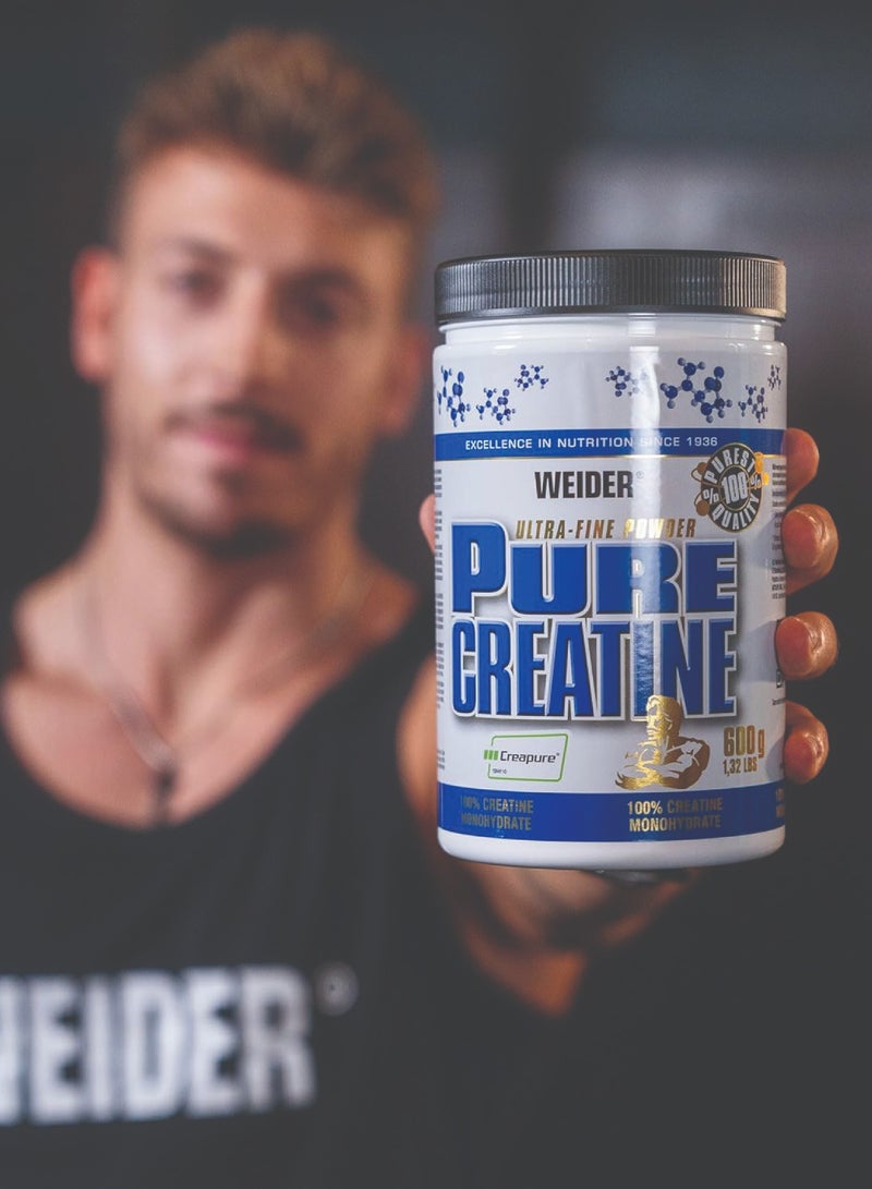 Weider Pure Creatine - 600g, Premium Creapure® Creatine Monohydrate for Enhanced Muscle Performance - Image 3