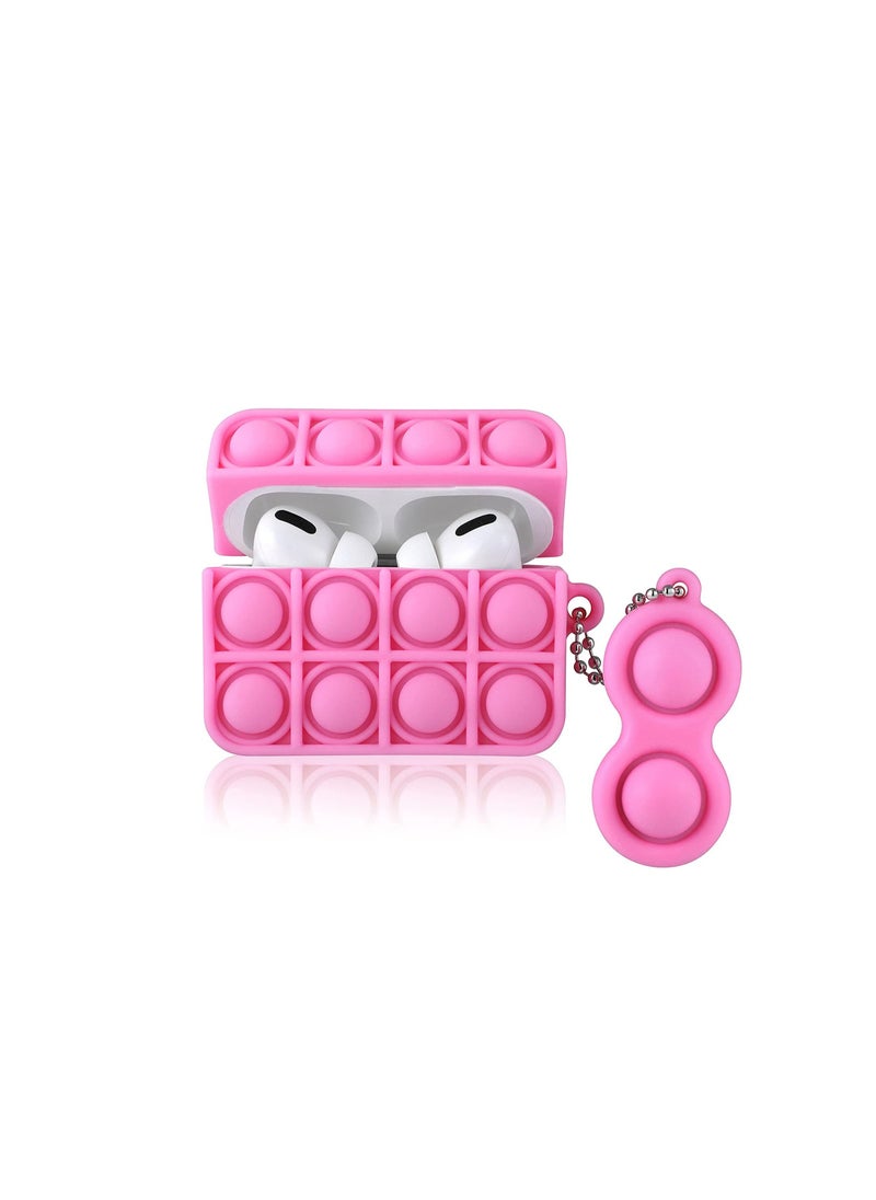 Generic - Air pod Pro Case Silicone Pop Fidget Toy Case For Air pods Pro 3d Cute Pop Bubble Relief Stress Air Pods 3 Protective Case Accessories pink - Image 1