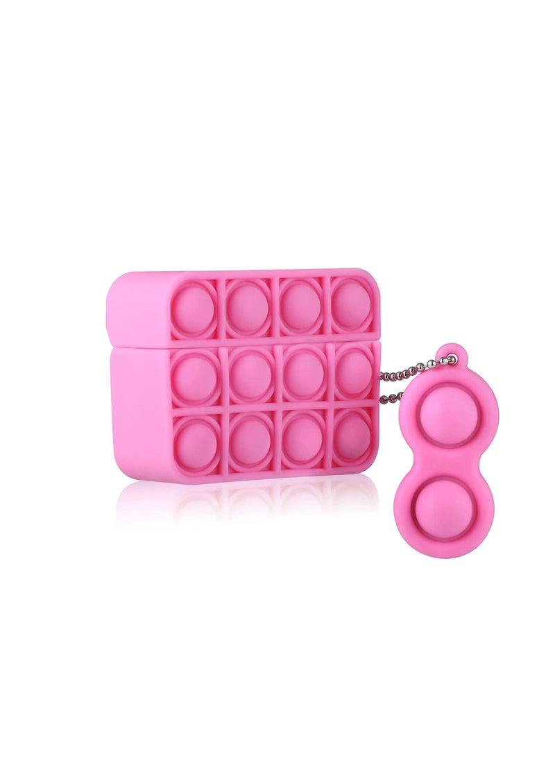 Generic - Air pod Pro Case Silicone Pop Fidget Toy Case For Air pods Pro 3d Cute Pop Bubble Relief Stress Air Pods 3 Protective Case Accessories pink - Image 1