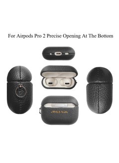 JDK AirPods Case Protective Liquid Silicone Skin Cover Case Compatible With Apple AirPods Pro 2 Black  - Image 2