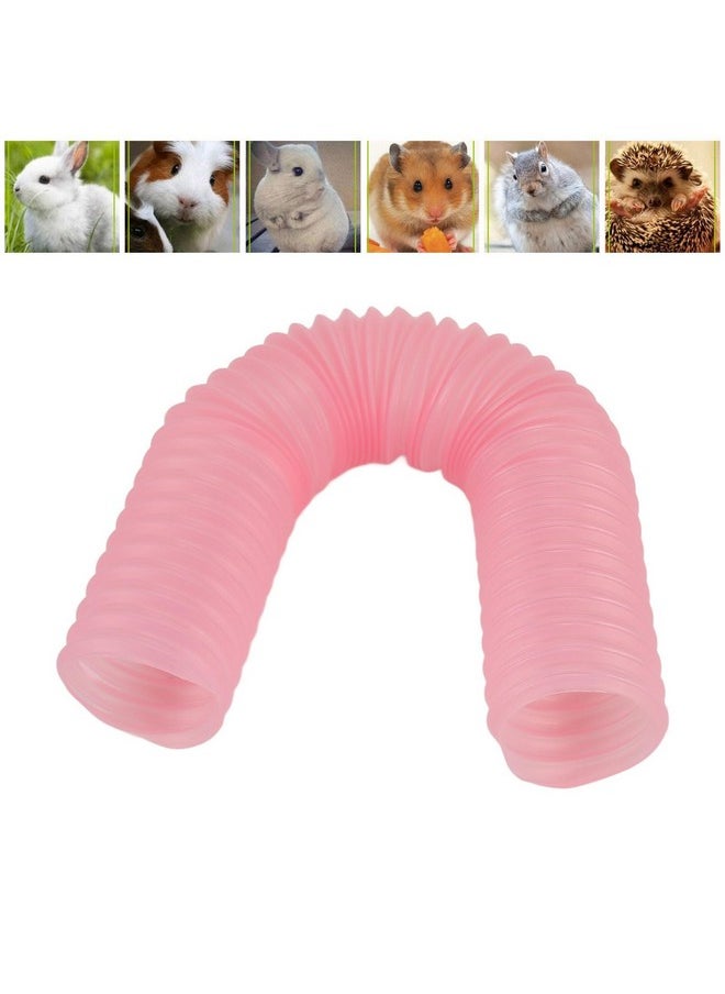Zerodis Zerodis Pet Activity Tunnel, Small Animal Play Tunnel, Foldable Plastic Guinea Pig Hamster Hideout, Relieves Boredom, Lightweight, Portable, 17 x 2.1in  - Image 2