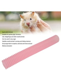 Zerodis Zerodis Pet Activity Tunnel, Small Animal Play Tunnel, Foldable Plastic Guinea Pig Hamster Hideout, Relieves Boredom, Lightweight, Portable, 17 x 2.1in  - Image 5