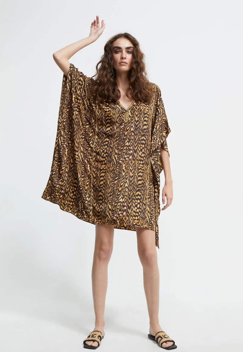 Lola Casademunt Animal print caftan