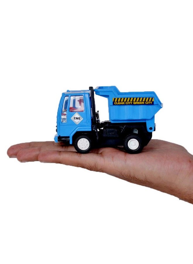 Amazhub - AmazHub CNG Dumper Truck|Pull Back Action Car Toy|Miniature Toy Pull Back car for 3 Years (Multi Color) - Image 1