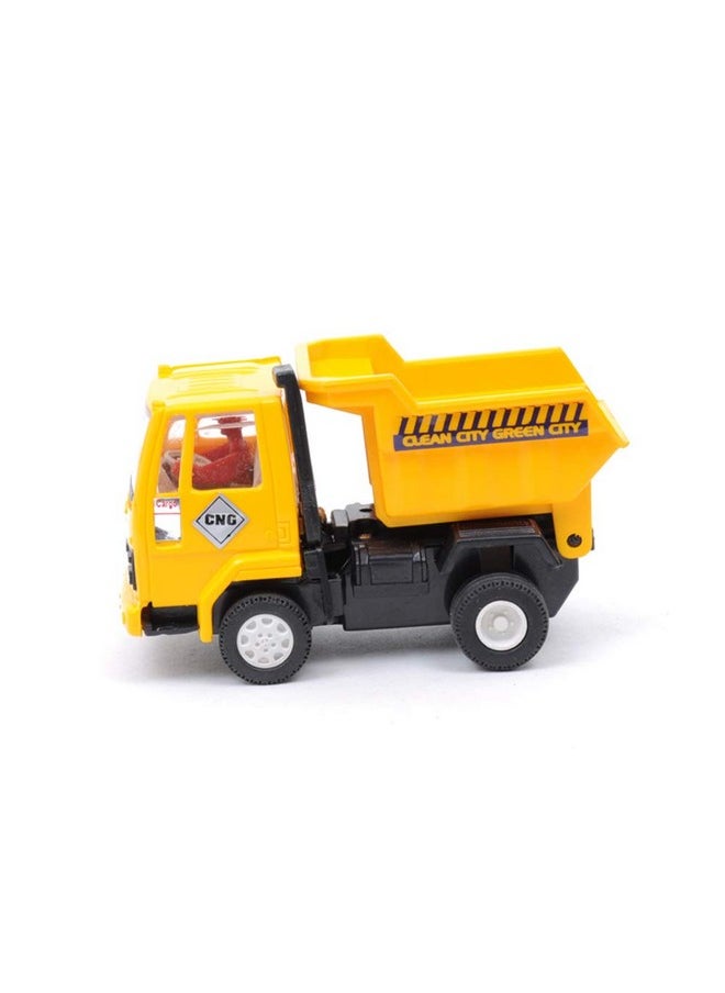 Amazhub - AmazHub CNG Dumper Truck|Pull Back Action Car Toy|Miniature Toy Pull Back car for 3 Years (Multi Color) - Image 1