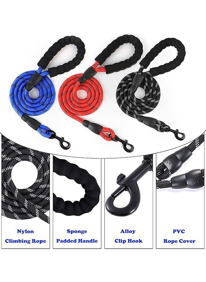 1 قطعة من مقود الكلاب القابل للسحب التلقائي تلسكوبي شريط الكلب، شريط الحيوانات الأليفة 5 م/16.40 قدم متين ومريح، مع مقبض غير قابل للانزلاق، مناسب للكلاب الصغيرة والمتوسطة الحجم (لون عشوائي) - Image 2