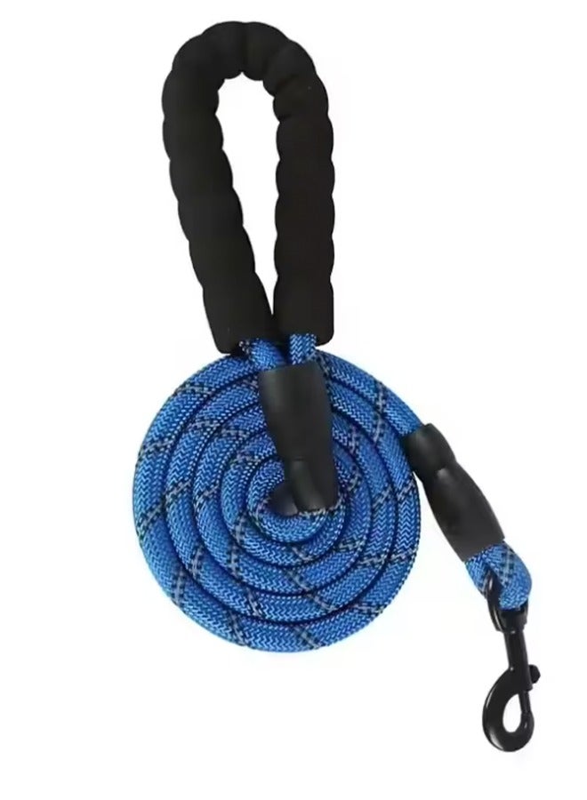 1 قطعة من مقود الكلاب القابل للسحب التلقائي تلسكوبي شريط الكلب، شريط الحيوانات الأليفة 5 م/16.40 قدم متين ومريح، مع مقبض غير قابل للانزلاق، مناسب للكلاب الصغيرة والمتوسطة الحجم (لون عشوائي) - Image 4