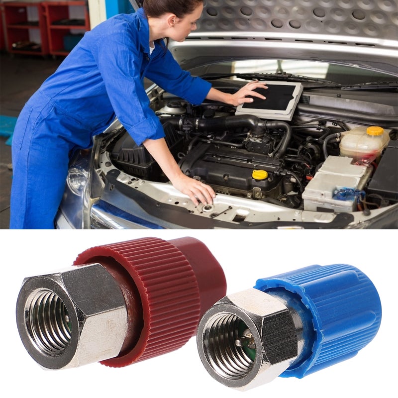 2 Pcs Conversion Quick Connectors Couplers for Car Air Conditioning - Image 4