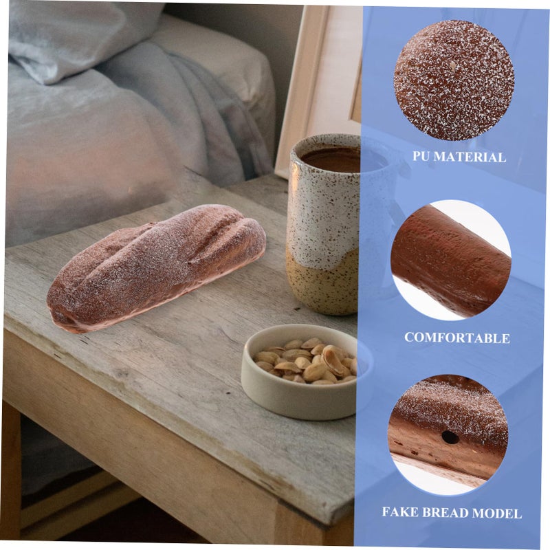 Realistic PU Fake Bread Model For Bakery Display Photography And Education - Image 3