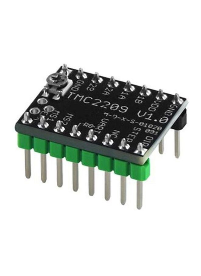 NIBEMINENT Stepper Motor Driver With Heat Sink For 3D Printer Part Black/Silver/Green  - Image 3