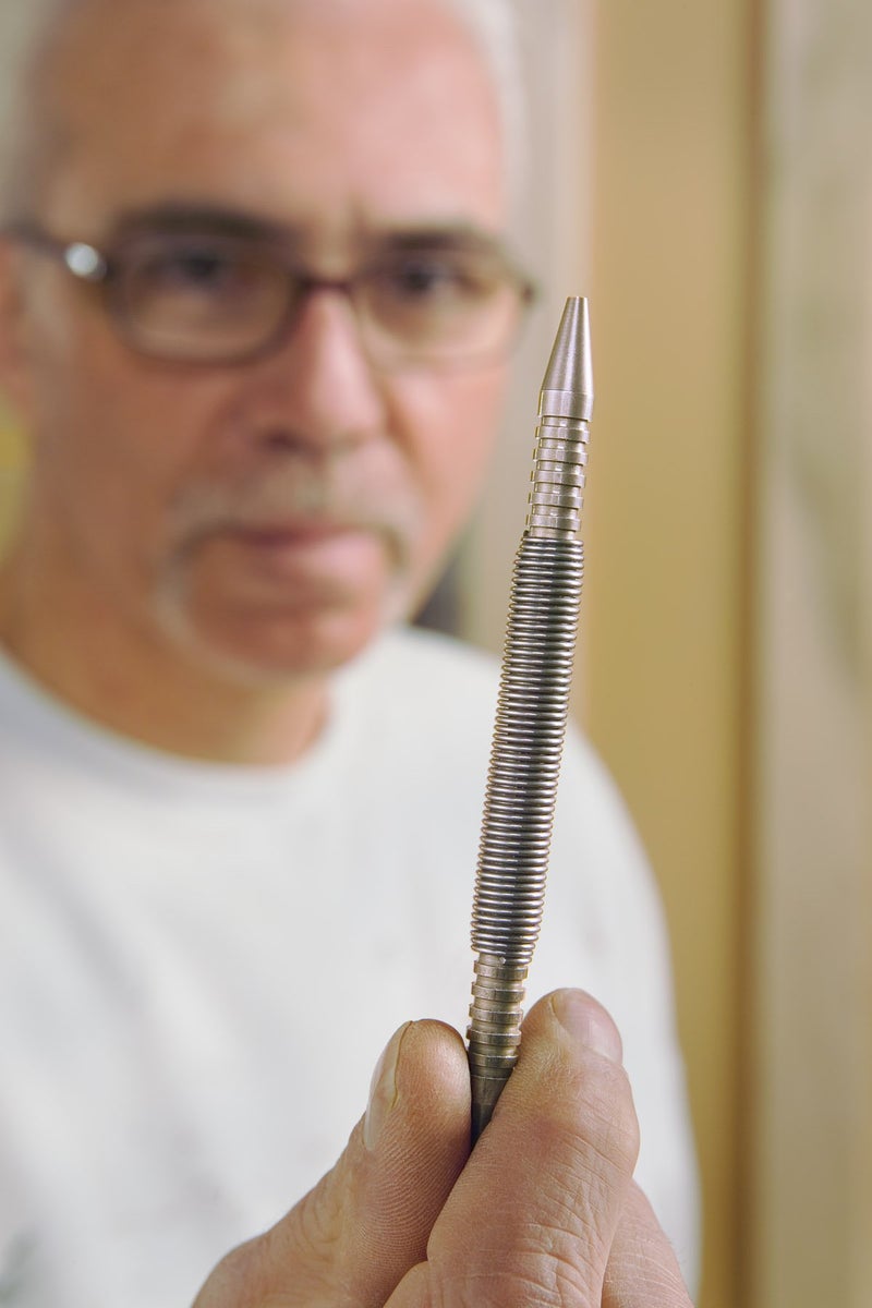 Spring Tools Professional Combination Center Punch & Nail Set Tool - 2/32" Nail Set - 3500 LBS Impact Force - Made in USA - Woodworking & Metal Marking Tool - Image 2