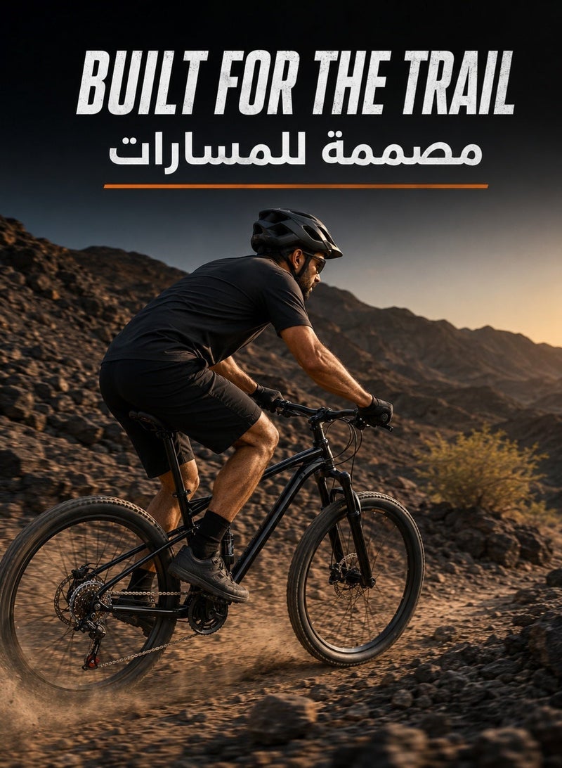 RUIYADA 27.5 Inch Full Suspension Downhill Mountain Bike, Dual Shock Absorber All‑Terrain Off‑Road MTB with Front & Rear Disc Brake, High‑Strength Steel Frame, Multi‑Speed Drivetrain Mountain Bicycle for Outdoor Trail Riding, Commuting for Adults Men Women - Image 2