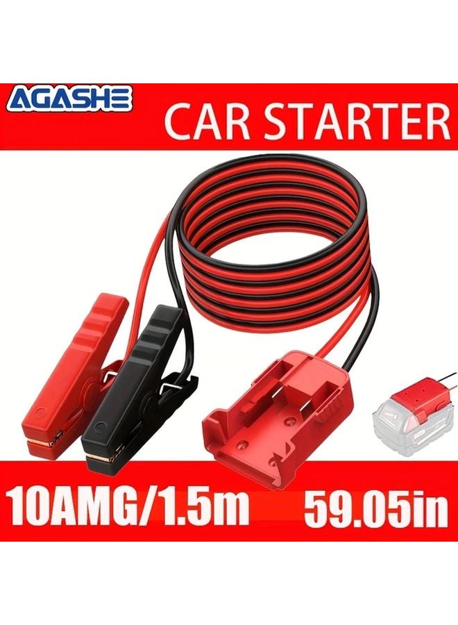 Milwaukee Car Battery Jump Starter Cable 10AWG 2M 6 5FT Without Battery - Image 5
