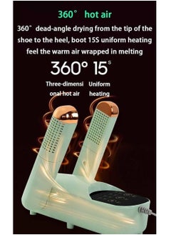 JAJEEK Electric Ski Boot Dryer with Adjustable Drying Rack – Timer Options (30/60/120/180 Minutes), Gloves Dryer & Sneaker Shoes Warmer, Ideal for Ski Boots, Snowboard Boots, Gloves, and Shoes, Fast & Efficient Drying for Winter Gear, Portable & Compact  - Image 2