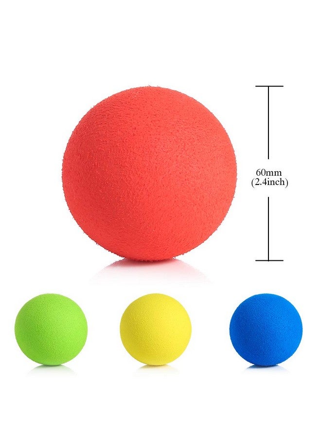 Pllieay 12 Pieces 2.4 Inch Soft Foam Balls Lightweight Mini Indoor Toys Play Balls for Safe Fun, Bright Colors, Birthday for Boys and Girls - Image 2