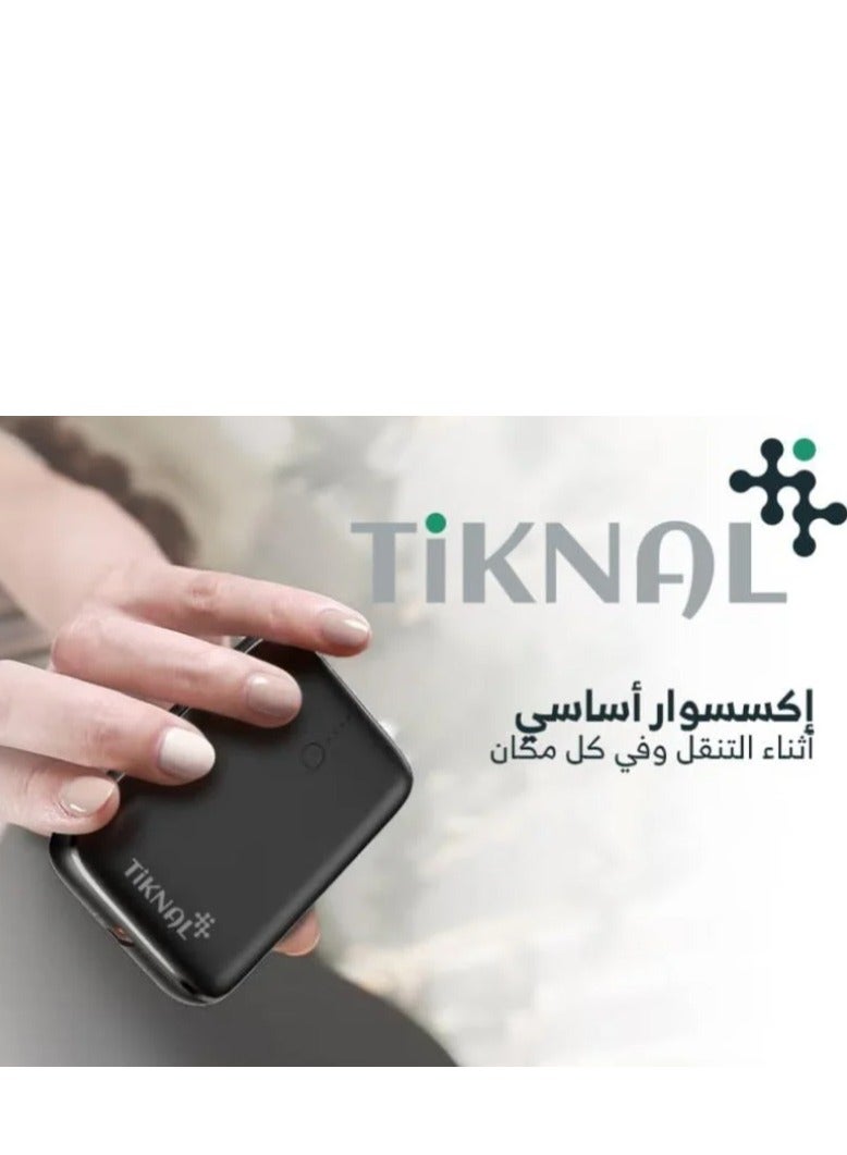 Tiknal 10000mAh Power Bank with 20W Fast Charging, PD and QC3.0 Technology - Compact Design and Superior Power - Image 4