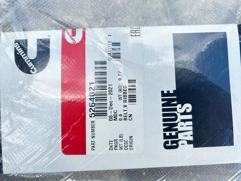 Cummins 5264021 Belt,V Ribbed - Image 2