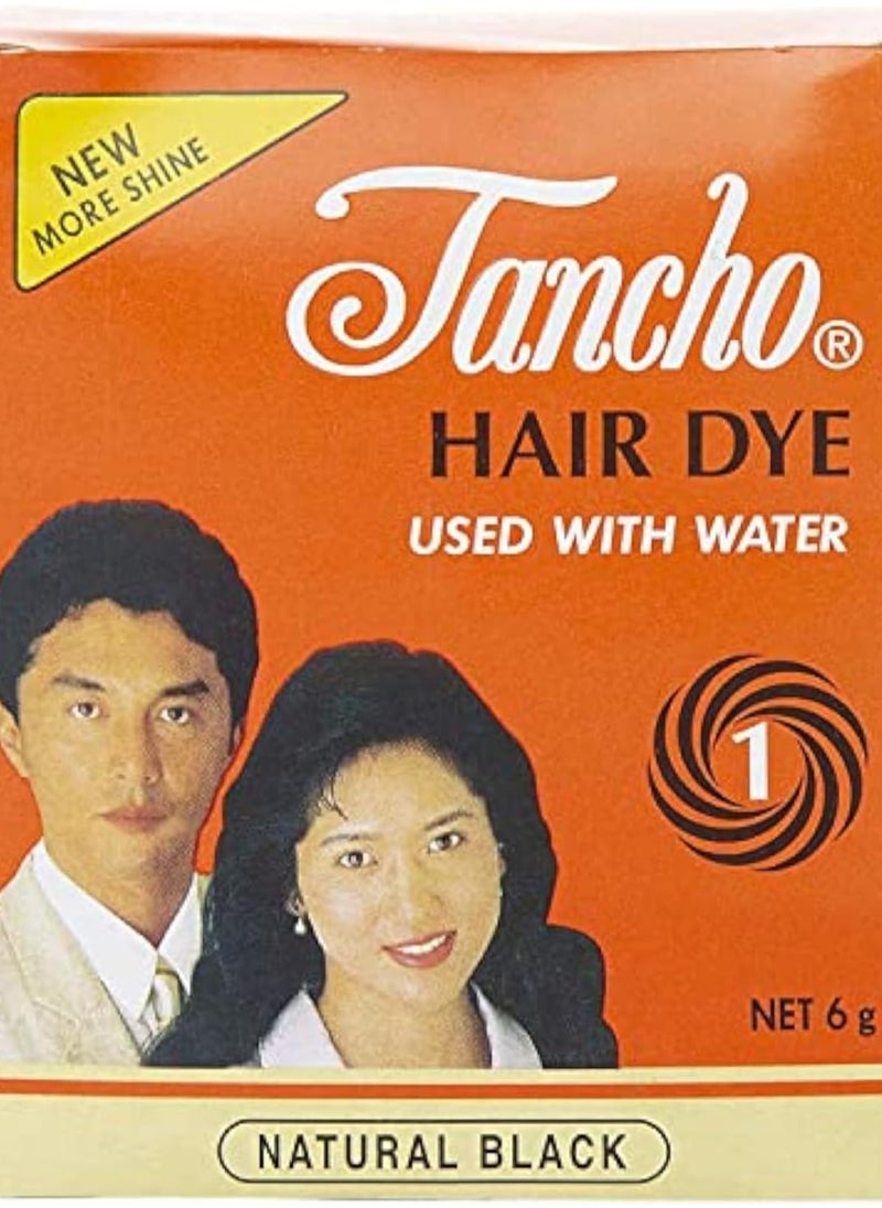 Tancho - Hair dye, black - 6 grams - Image 1