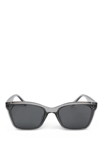 London Rag Classic Wayfarer Square Sunglasses in Grey