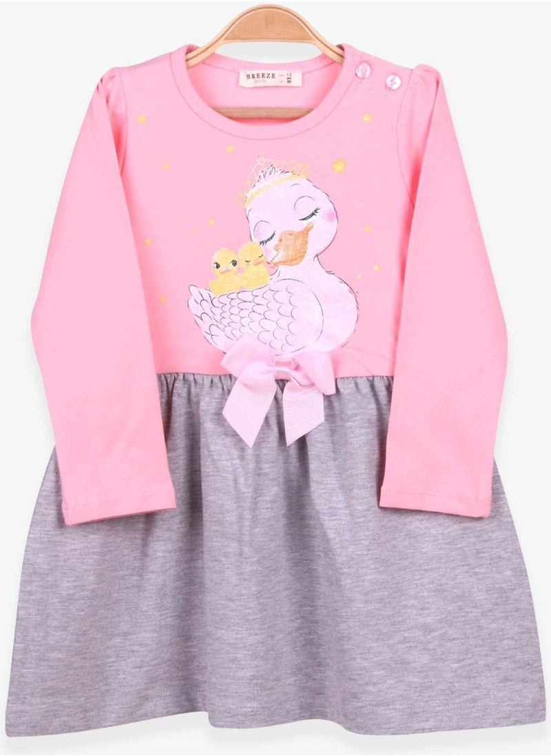 Girls Long Sleeved Dress Glittery Duck Print Powder (1.5-5 Years) - pzsku/Z39BF743029833E7E8CA9Z/45/_/1733998704/bdc120e6-9fe4-4e77-93a6-0f2d8d884974