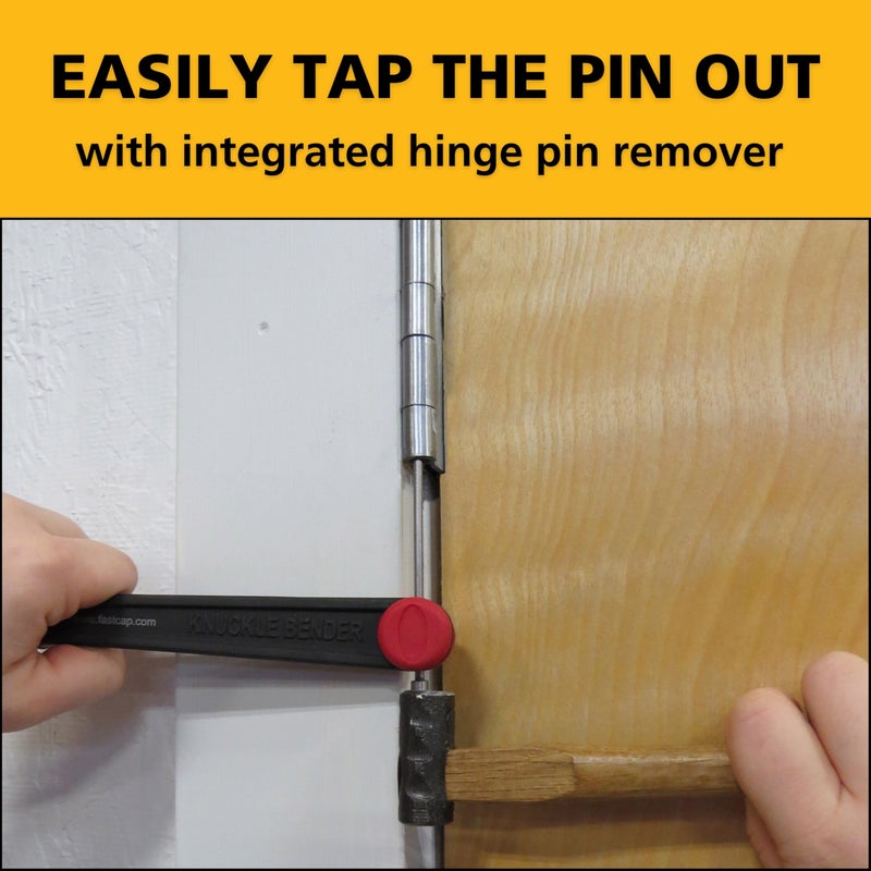Fastcap FastCap KNUCKLEBENDER Adjustable Door Hinge Tool with Built-In Hinge Pin Remover – Versatile Door Alignment Solution  - Image 4