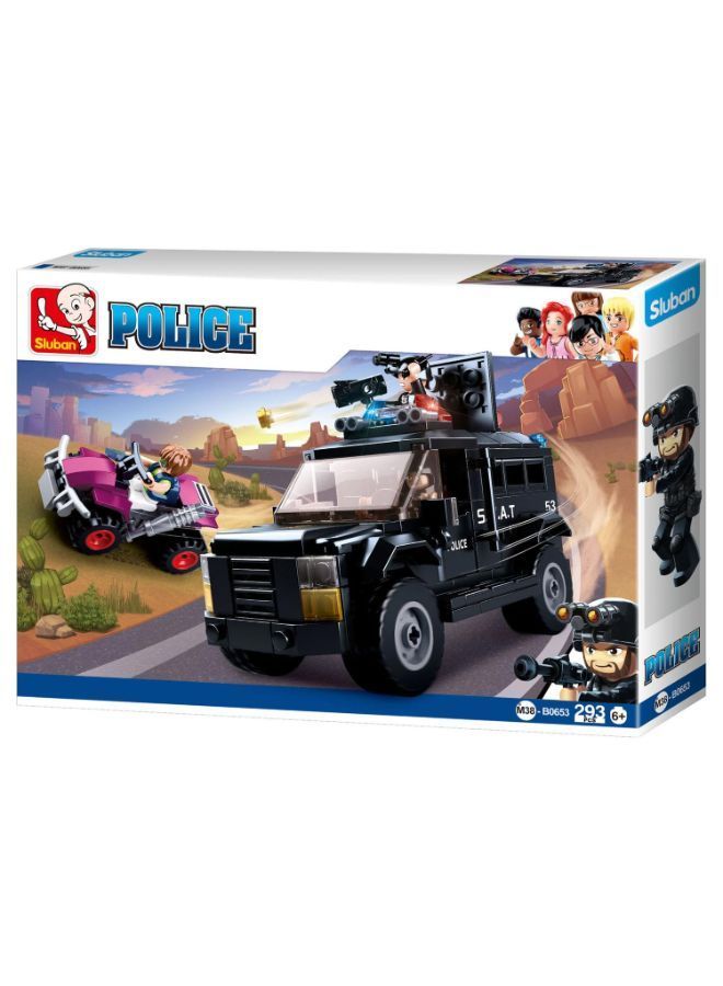 POLICE MMX SLUBAN POLICE II-ARMORED ASSAULT VEHICLE 293PCS